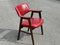 Elbow Armlehnstuhl aus Rotem Original Leder von Erik Kirkegaard für Hong Möbelfabrik, 1965 7