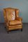 Fauteuil Vintage en Cuir Marron 2