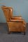 Vintage Brown Leather Armchair 3