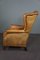 Vintage Brown Leather Armchair 5