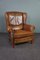 Vintage Brown Leather Armchair 1
