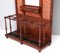 American Walnut Victorian Coat Stand with Umbrella Stand, 1890s, Image 4