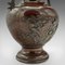 Japanese Bronze Vases, 1850s, Set of 2 12