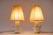Rupert Nikoll Table Lamps with Fabric Shades by Rupert Nikoll, Vienna, 1950s, Set of 2 5