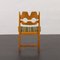 Danish Oak Razor Blade Chair by Henning Kjærnulf, 1960s 4