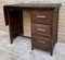 Early 20th Century Spanish Desk or Work Table in Oak Wood with Lateral Wing, 1920s 6