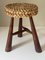 Tabouret Tripode en Bois, 1960 1