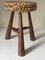 Tabouret Tripode en Bois, 1960 12