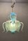 Lámpara colgante veneciana de cristal de Murano de Venini, años 60, Imagen 2
