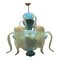 Venetian Light Pendant in Murano Glass by Venini, 1960s 1