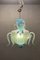 Lámpara colgante veneciana de cristal de Murano de Venini, años 60, Imagen 5