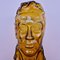 Vintage Amber Glass Elvis Presley Head from Ingrid Glass, 1970s, Image 2