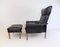 Leather Chair with Ottoman by Hans Olsen, 1960, Set of 2 11