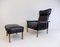 Leather Chair with Ottoman by Hans Olsen, 1960, Set of 2 13