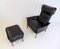 Leather Chair with Ottoman by Hans Olsen, 1960, Set of 2 15