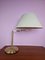 Lámpara de mesa vintage con brazo articulado de latón de Solken, años 70, Imagen 2