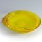 Vintage Italian Yellow Glass Dish, 1980s 5