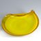 Vintage Italian Yellow Glass Dish, 1980s 2
