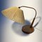 Mid-Century Swiss Table Lamp in Teak and Brass by Frits Muller for Temde Leuchten, 1970s, Image 10