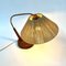 Mid-Century Swiss Table Lamp in Teak and Brass by Frits Muller for Temde Leuchten, 1970s 5
