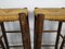 Vintage Country Straw Bar Stools, 1960s, Set of 4, Image 13