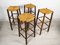 Vintage Country Straw Bar Stools, 1960s, Set of 4 3