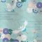 Flowers and Storks Light Blue Fabric Wall Covering by Chiara Mennini for Midsummer-Milano, Image 1