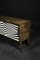 Skandinavisches Sideboard aus Birke mit handbemaltem Op-Art Muster, 1960er 17