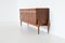 French Symmetric Sideboard in Walnut and Brass, 1960 4