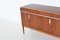 French Symmetric Sideboard in Walnut and Brass, 1960, Image 8