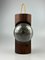 Vintage Wall Lamp in Wood and Glass from Temde, 1970s 17