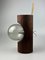 Vintage Wandlampe aus Holz & Glas von Temde, 1970er 7