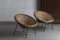 Vintage French Rattan Basket Lounge Chairs, 1960, Set of 2, Image 4