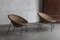 Vintage French Rattan Basket Lounge Chairs, 1960, Set of 2, Image 3