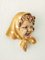 Vintage Wall Ceramic Girl Decoration, Germany, 1950s 5