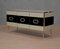 Mid-Century Italian Glass and Brass Sideboard, 2000, Image 6
