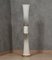 Murano Glass and Carrara Marble White Floor Lamp, 1970 5