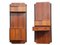 Mid-Century Modern Italian Wall Unit in Wood Brass and Painted Metal, 1960s, Image 1