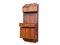 Mid-Century Modern Italian Wall Unit in Wood Brass and Painted Metal, 1960s, Image 2