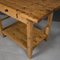 Antique Rustic Worktable in Pine 5