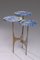 Tavolino artigianale in bronzo con ripiani in marmo a più livelli, 2022, Immagine 1