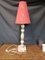 Vintage Table Lamp in Glass, 1980s, Image 1