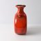 Orange & Red Fat Lava Vase, 1970s 7