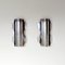 Aluminum Wall Lights by Wilhelm Braun-Feldweg for Doria Leuchten, Germany, 1970s. Set of 2, Image 1