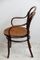 Large Bent Wood Armchair with Floral Seat, 1910s 15