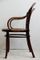 Large Bent Wood Armchair with Floral Seat, 1910s 16