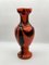 Vase in Red and Black Blown Opaline Glass by Carlo Moretti, Italy, 1970s 7