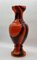 Vase in Red and Black Blown Opaline Glass by Carlo Moretti, Italy, 1970s 3
