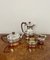 Edwardian Silver Plated Four Piece Tea Set, 1900s, Set of 4 1
