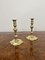 Queen Ann Brass Candlesticks, 1705, Set of 2 2